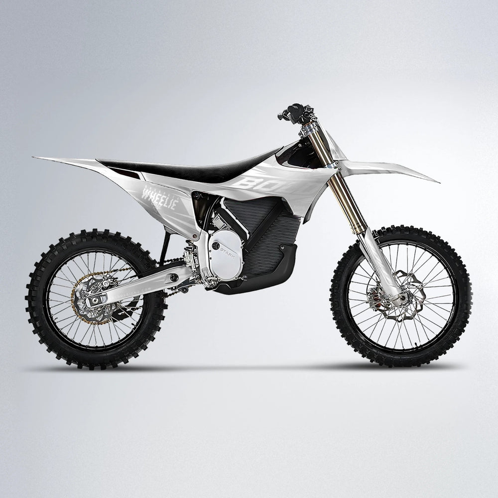 RETRO Stark Varg MX motocross graphics kit in White