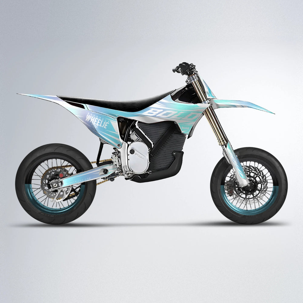 RETRO Stark Varg SM supermoto graphics kit in Mint