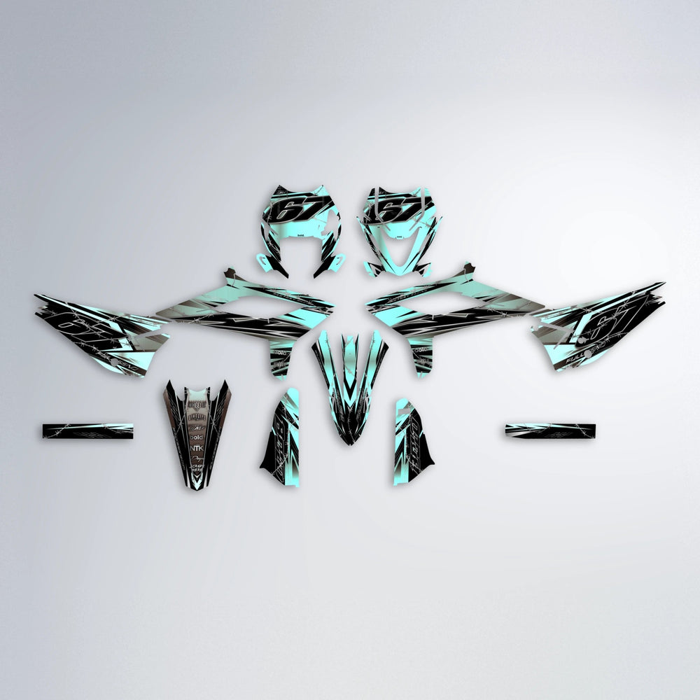 RIOT Beta graphics kit parts layout in Mint