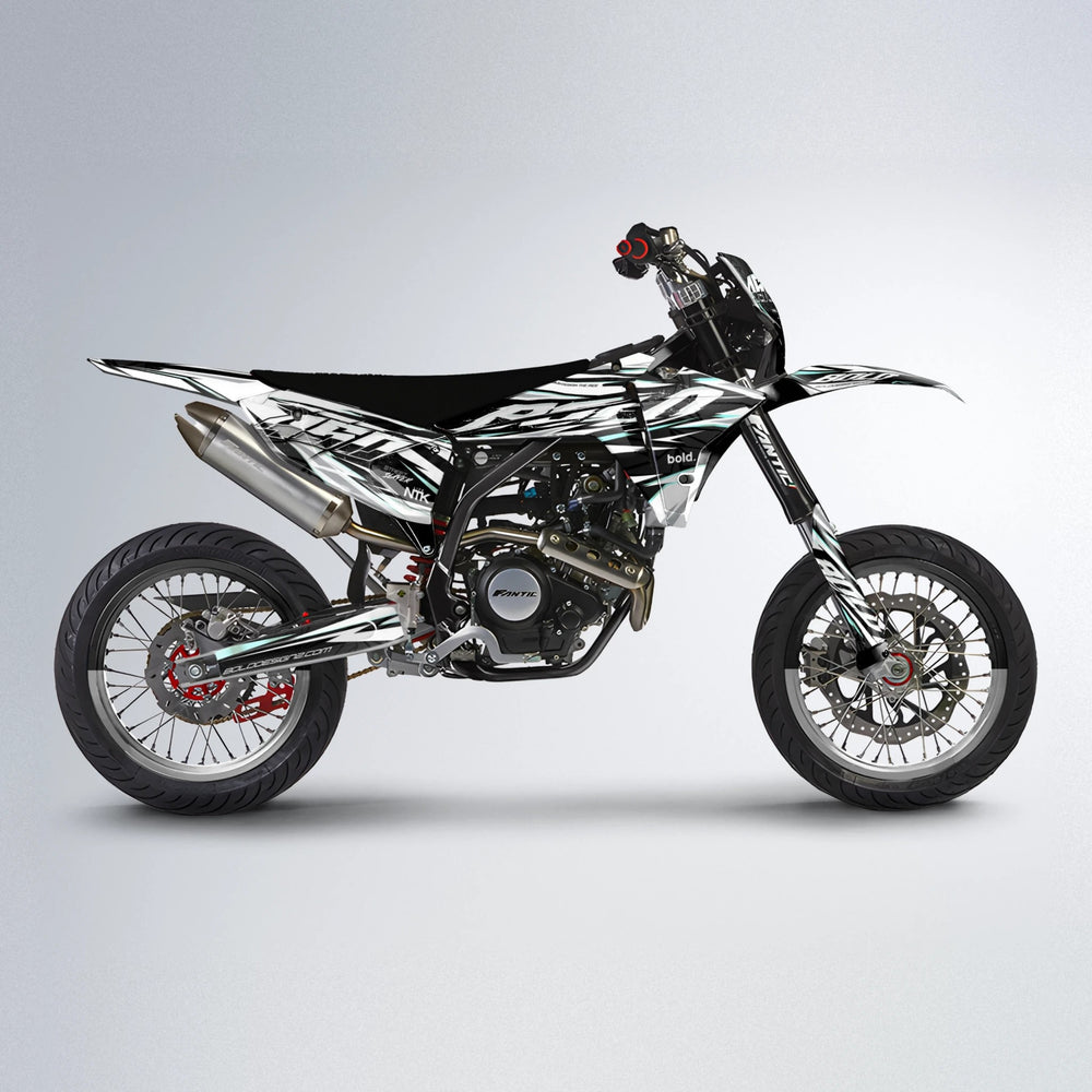 ROGUE Fantic supermoto graphics kit in Mint