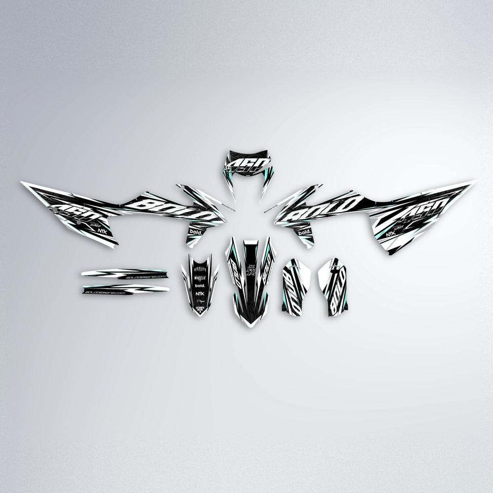 ROGUE graphics kit parts layout in Mint