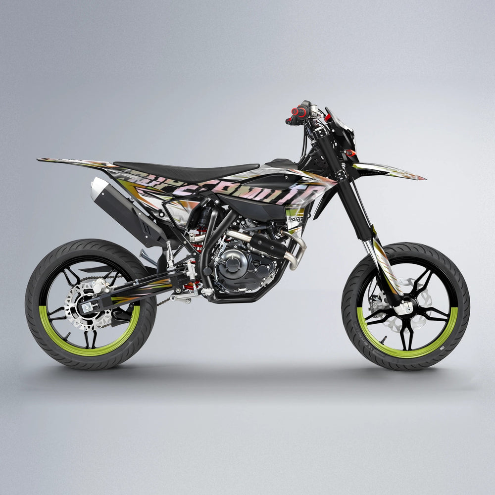 ROPAS72 Beta supermoto graphics kit in Olive