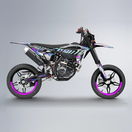 ROPAS72 Beta supermoto graphics kit in Pink