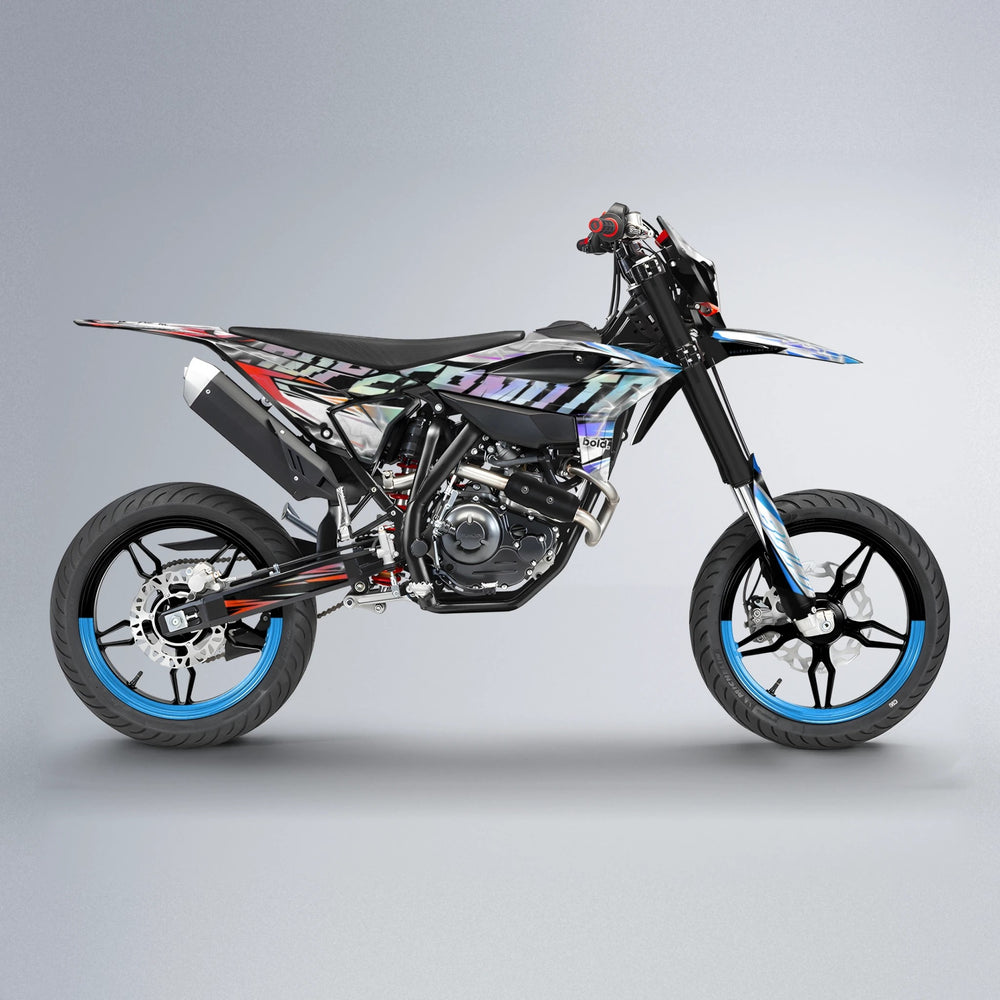 ROPAS72 Beta supermoto graphics kit in Sunset Fade