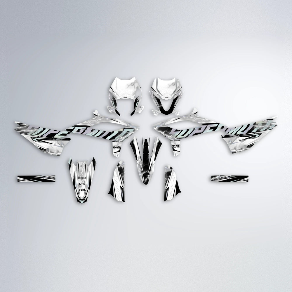 ROPAS72 Beta graphics kit parts layout in White