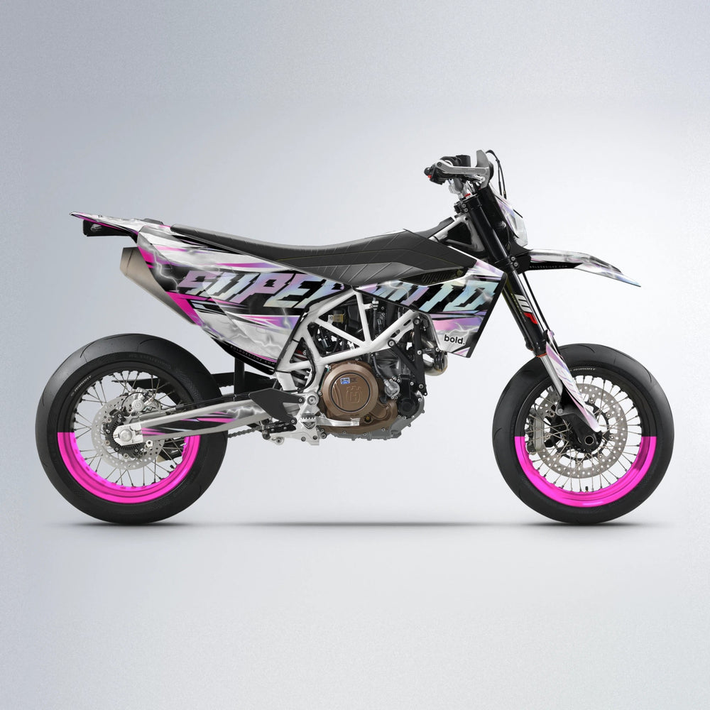 ROPAS72 Husqvarna 701 supermoto graphics kit in Flamingo