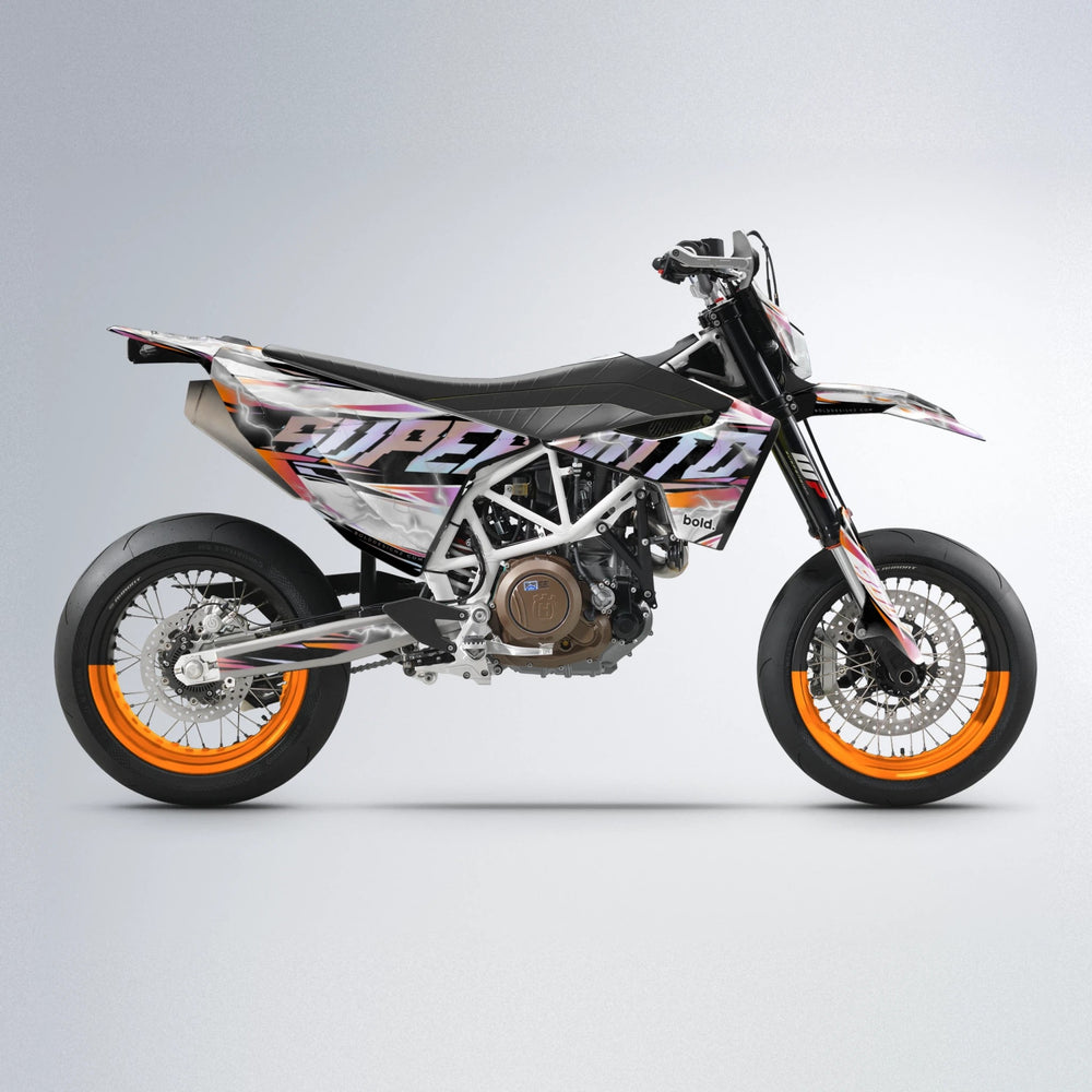 ROPAS72 Husqvarna 701 supermoto graphics kit in Orange
