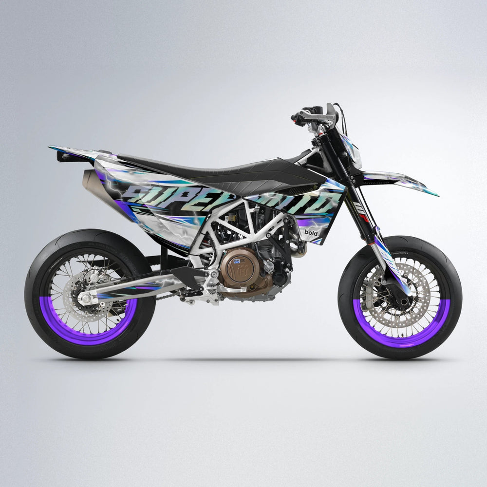 ROPAS72 Husqvarna 701 supermoto graphics kit in Purple