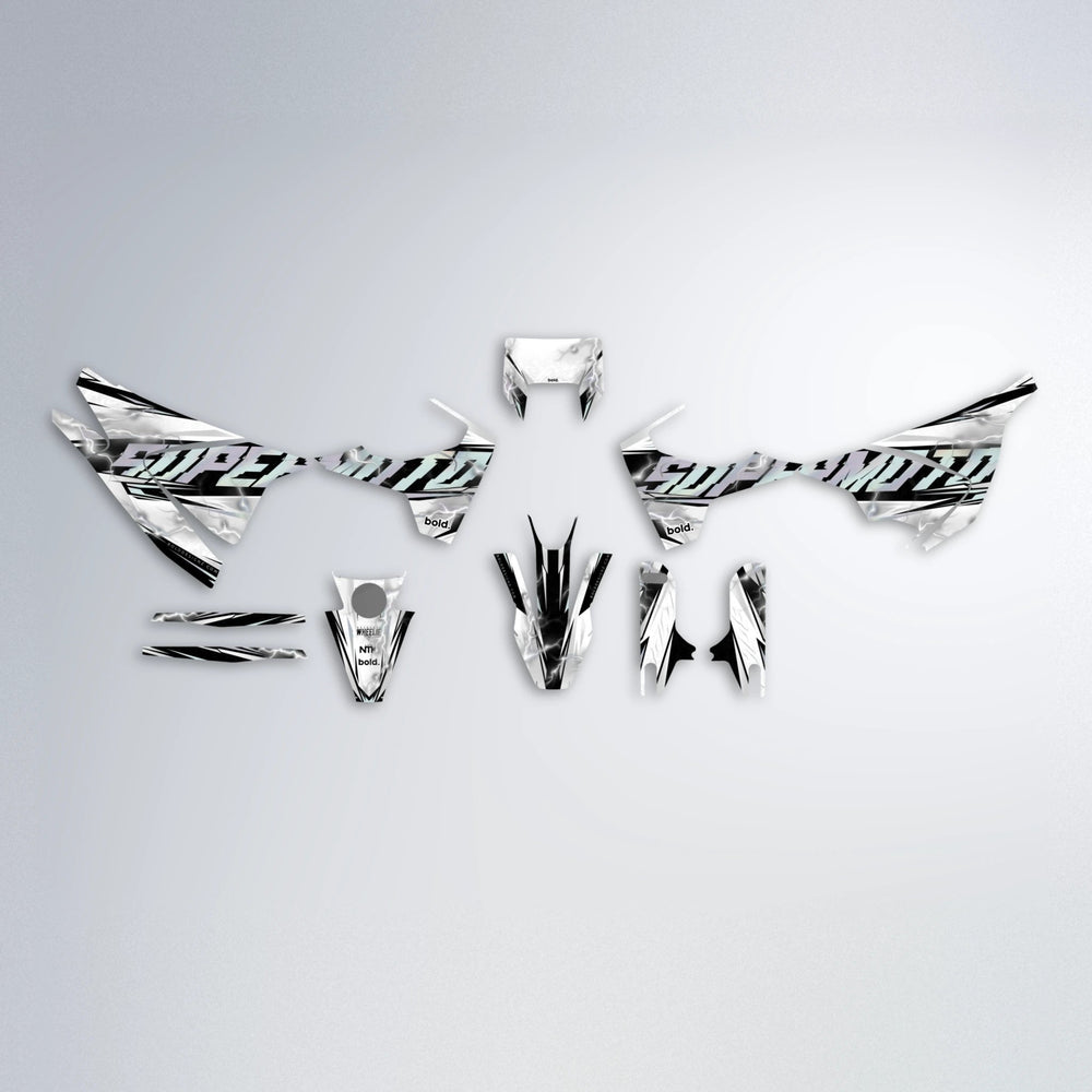 ROPAS72 Husqvarna 701 graphics kit parts layout in White
