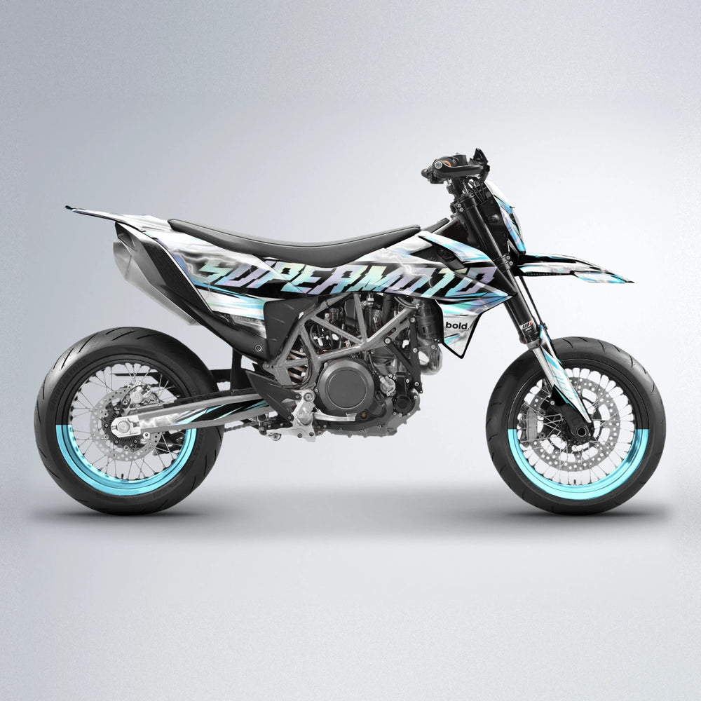 ROPAS72 KTM SMC 690 supermoto graphics kit in Mint