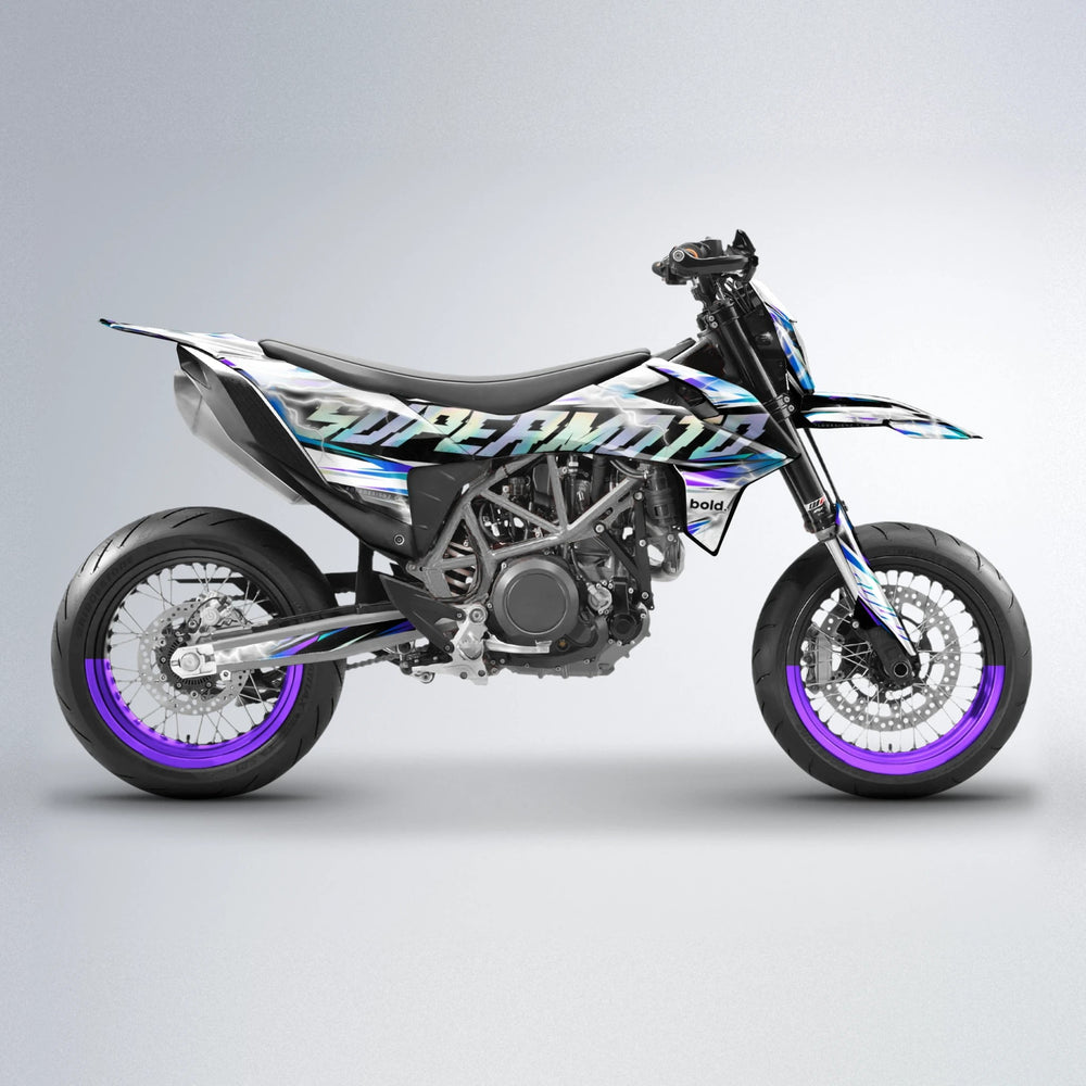 ROPAS72 KTM SMC 690 supermoto graphics kit in Purple