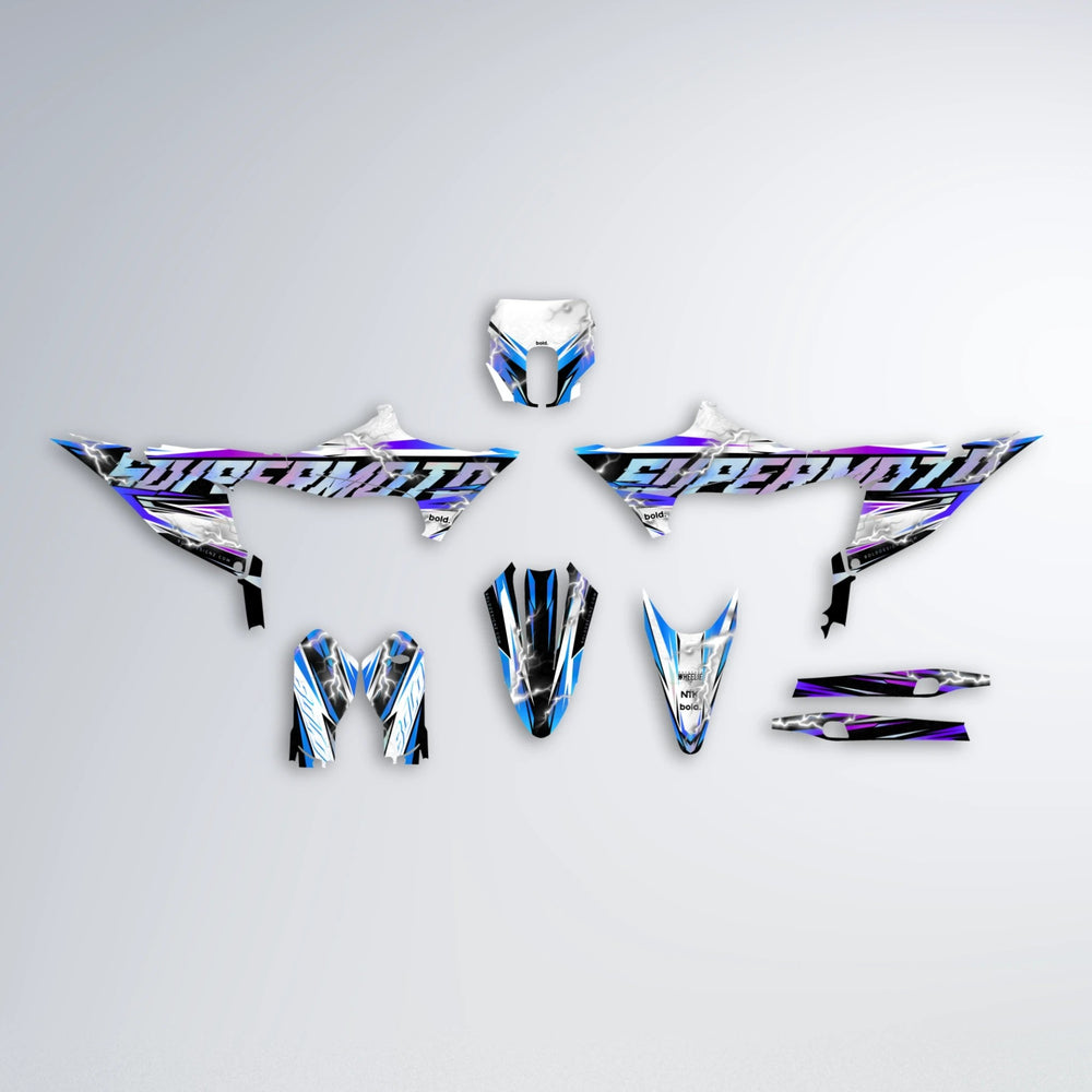 ROPAS72 Stark Varg SM graphics kit parts layout in Blue Purple Fade