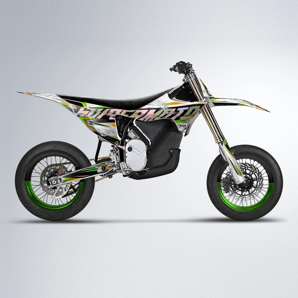 ROPAS72 Stark Varg SM supermoto graphics kit in Green