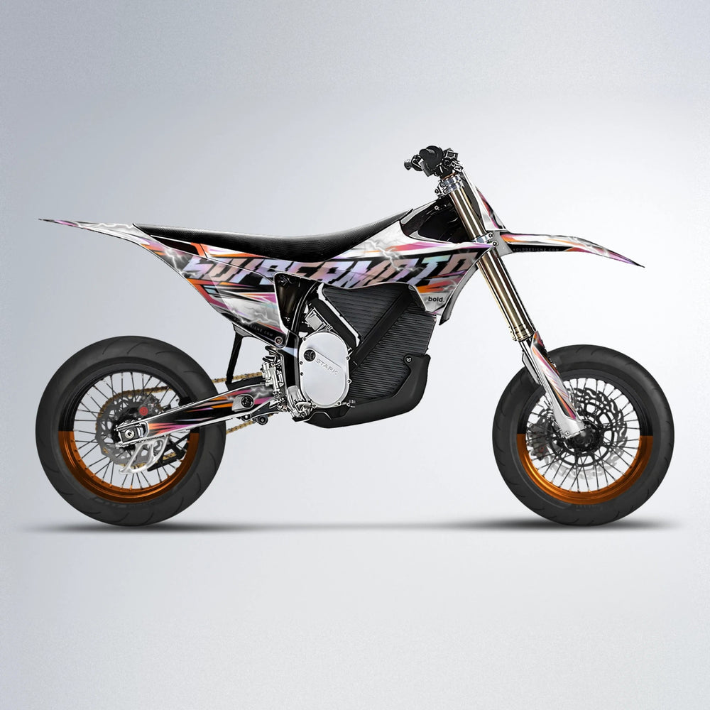 ROPAS72 Stark Varg SM supermoto graphics kit in Orange