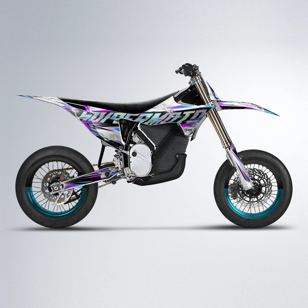 ROPAS72 Stark Varg SM supermoto graphics kit in Pink