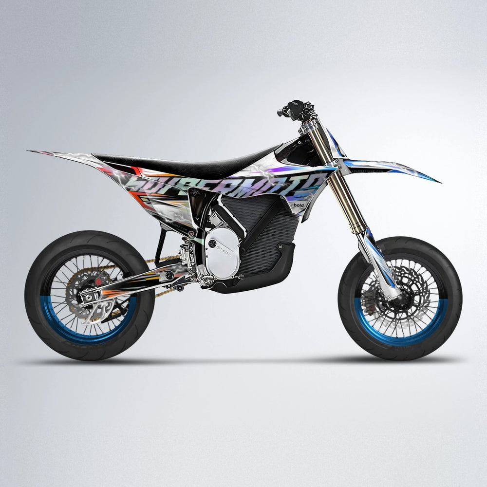 ROPAS72 Stark Varg SM supermoto graphics kit in Sunset Fade