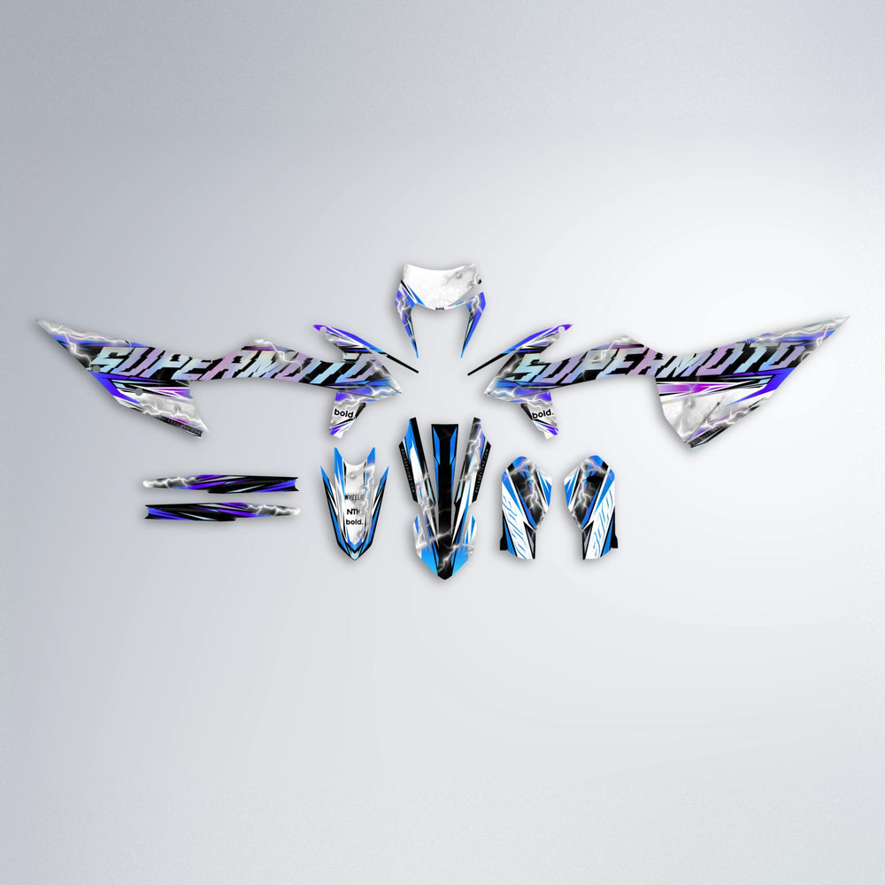 ROPAS72 graphics kit parts layout in Blue Purple Fade