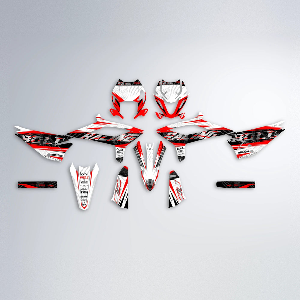 ROSEN Beta graphics kit parts layout in Custom Colour