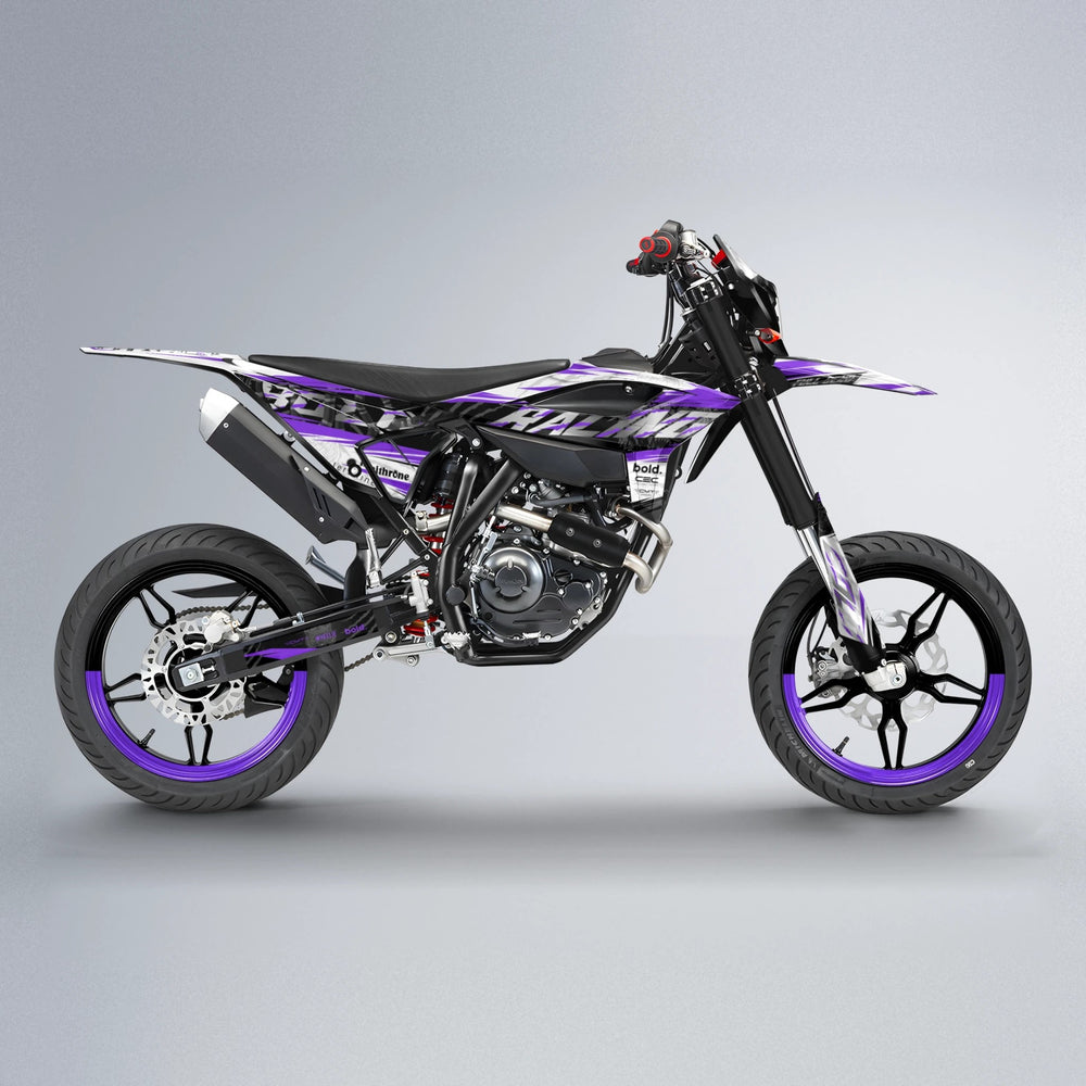ROSEN Beta supermoto graphics kit in Purple
