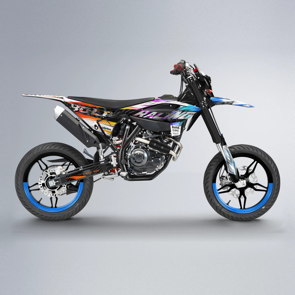 ROSEN Beta supermoto graphics kit in Sunset Fade