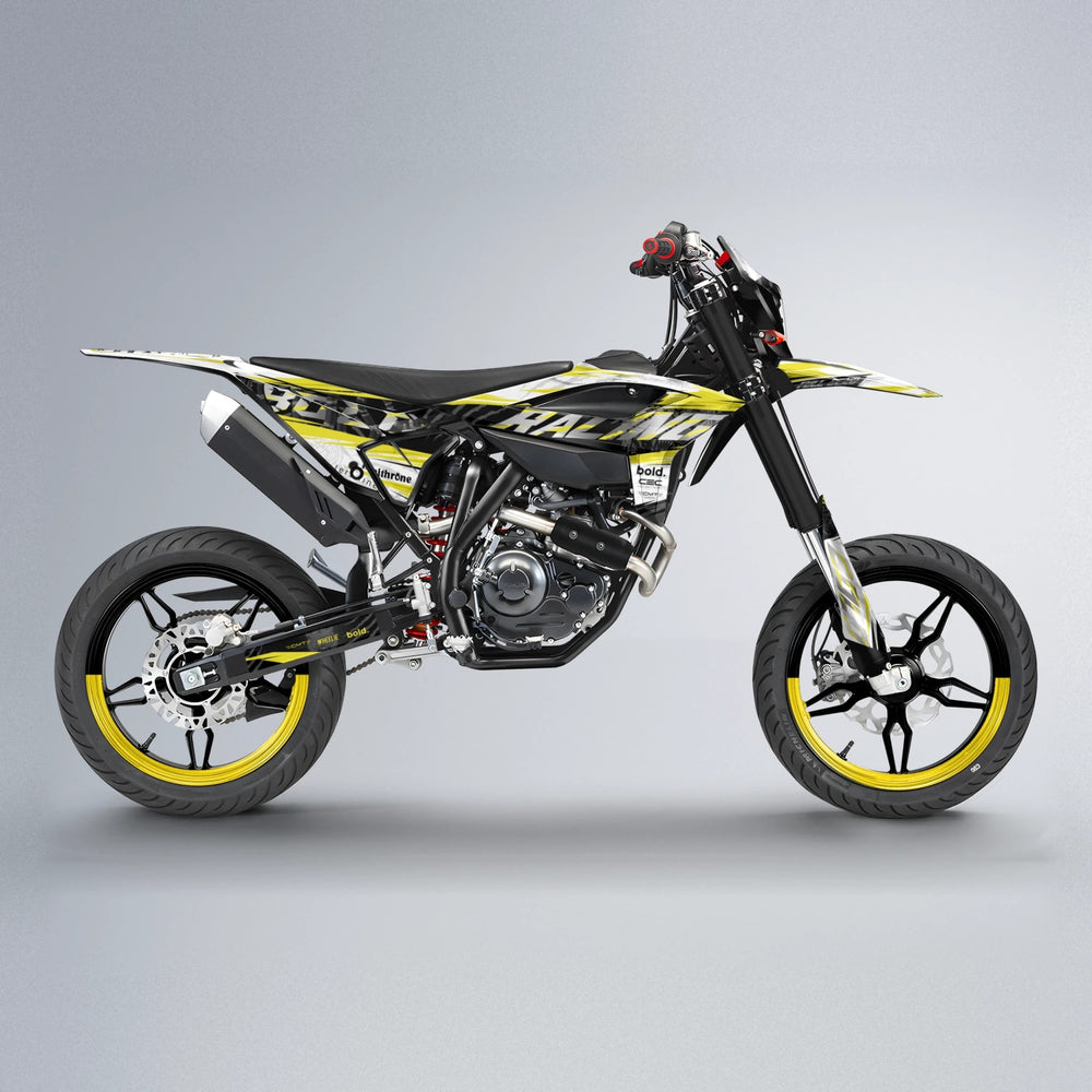 ROSEN Beta supermoto graphics kit in Yellow