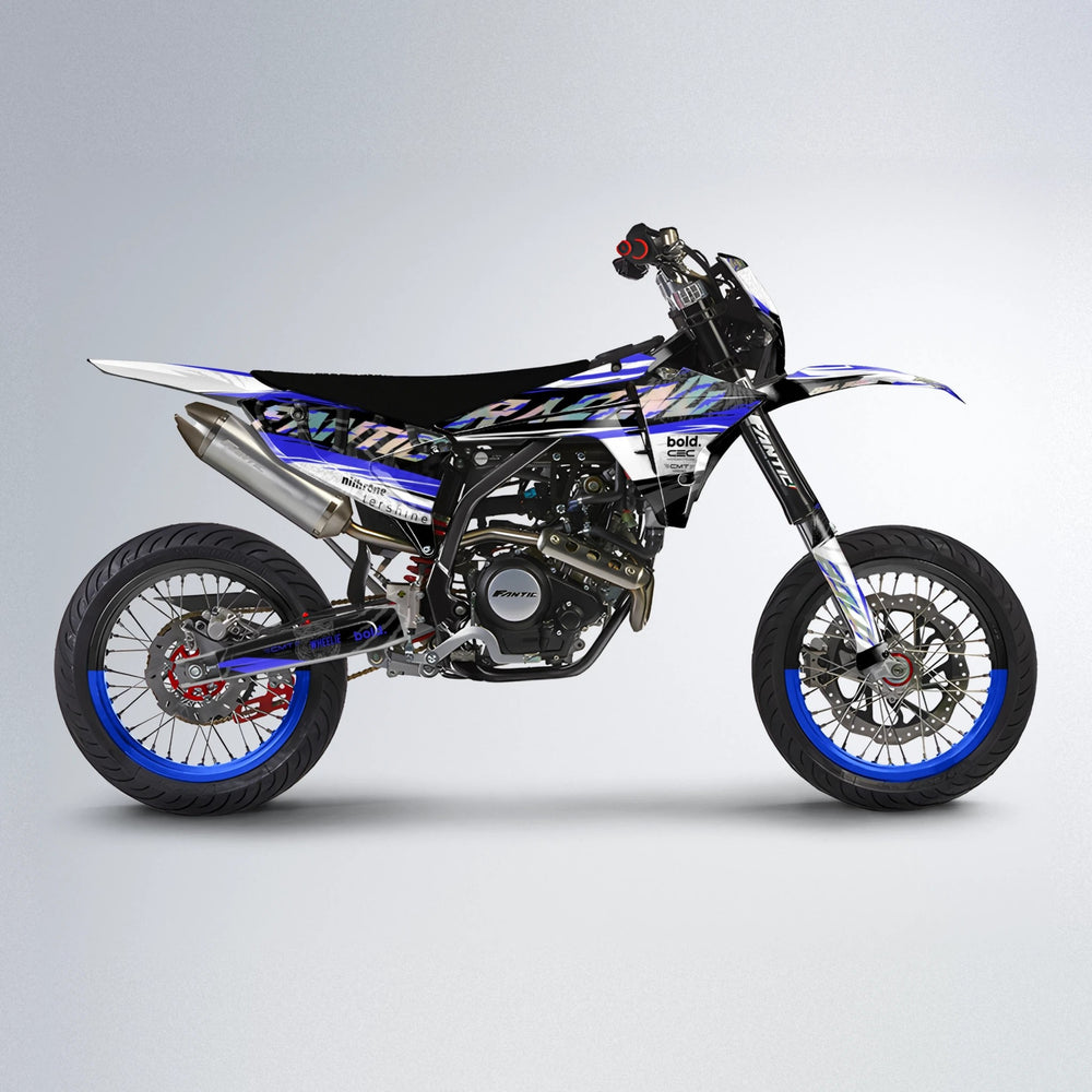 ROSEN Fantic supermoto graphics kit in Blue