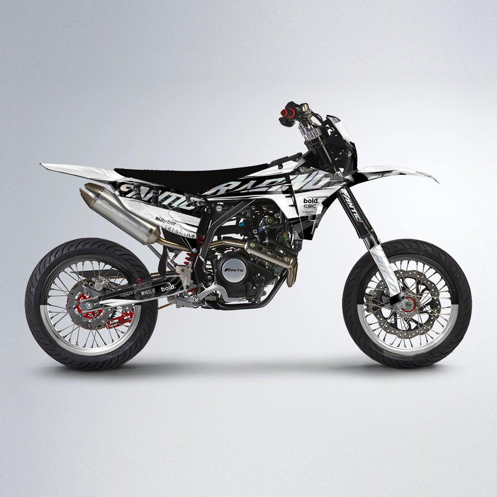 ROSEN Fantic supermoto graphics kit in White