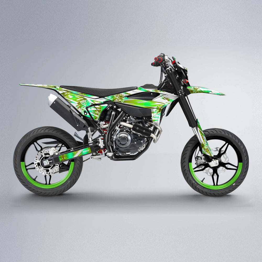 ROZALIN Beta supermoto graphics kit in Green