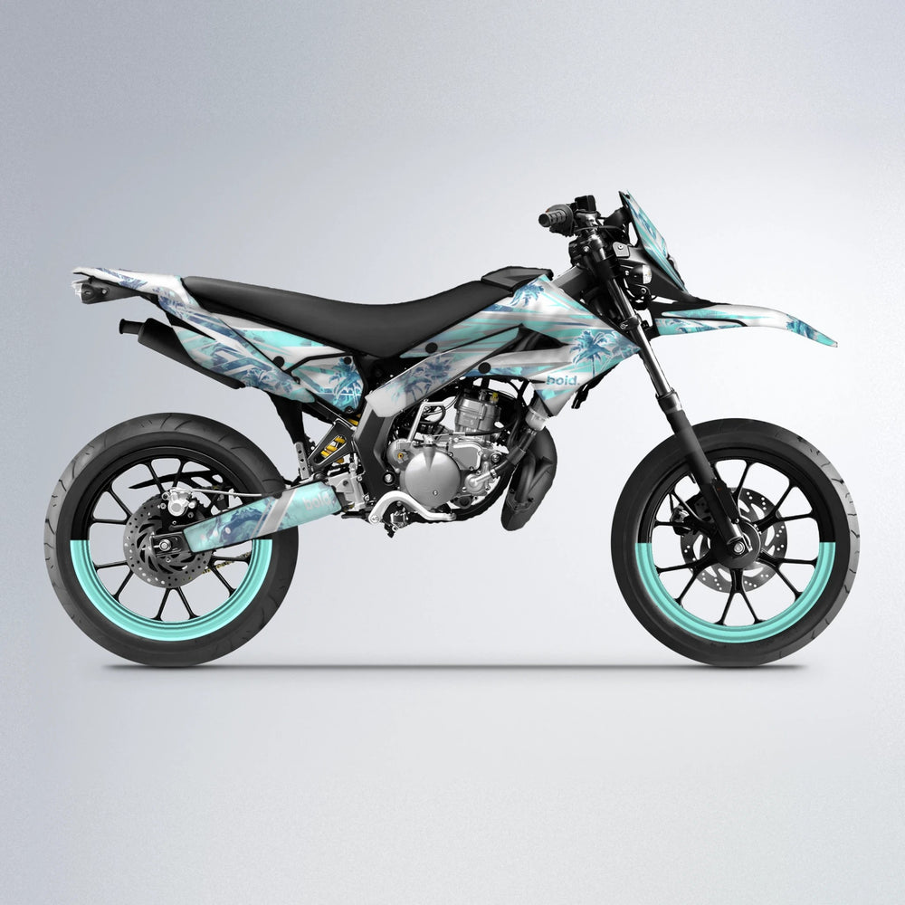 ROZALIN Derbi Senda supermoto graphics kit in Mint