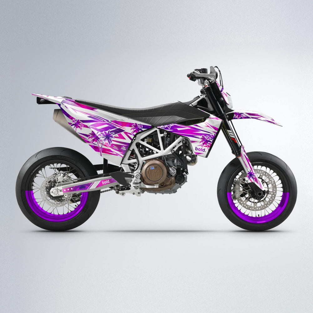 ROZALIN Husqvarna 701 supermoto graphics kit in Custom Colour