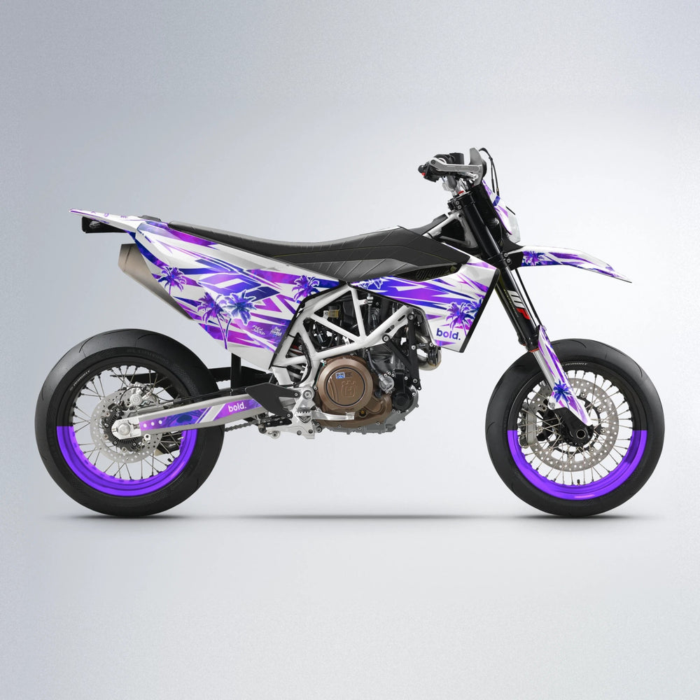 ROZALIN Husqvarna 701 supermoto graphics kit in Purple
