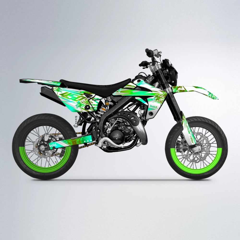 ROZALIN Rieju MRT supermoto graphics kit in Green