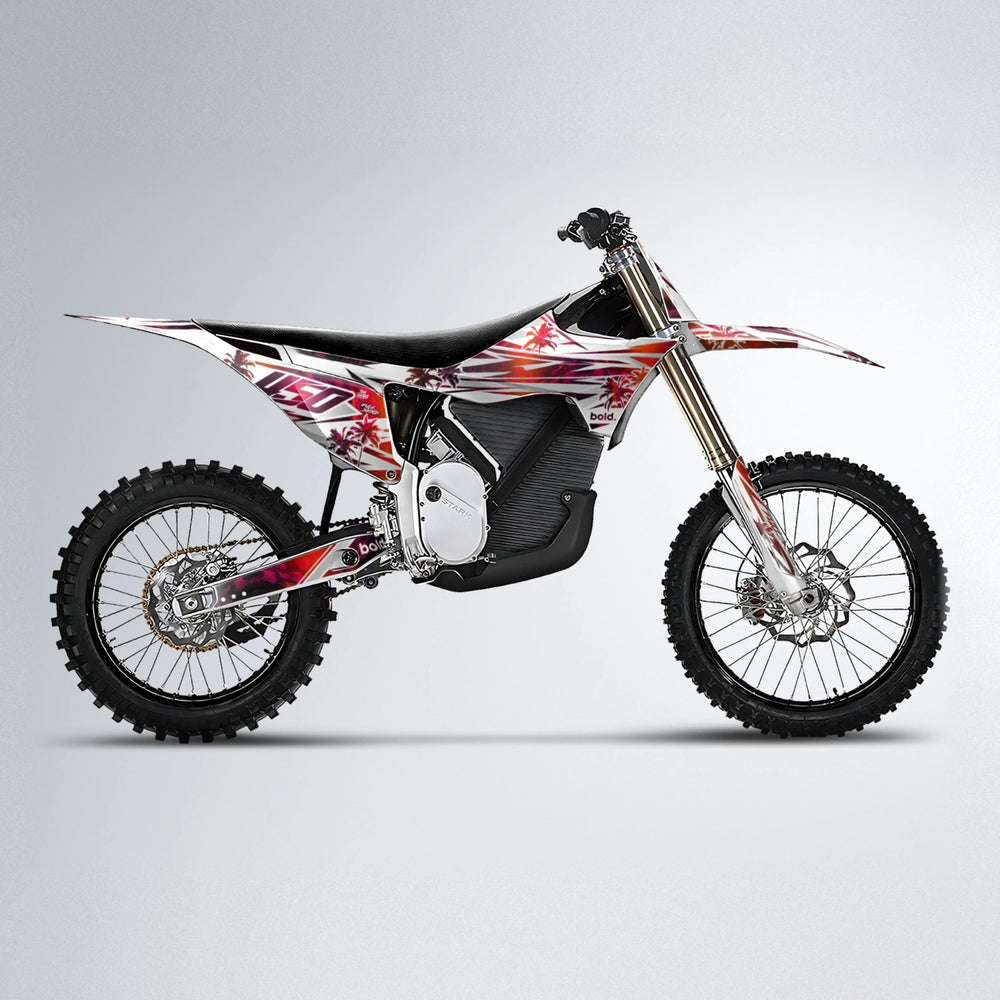 ROZALIN Stark Varg MX motocross graphics kit in Black & Red
