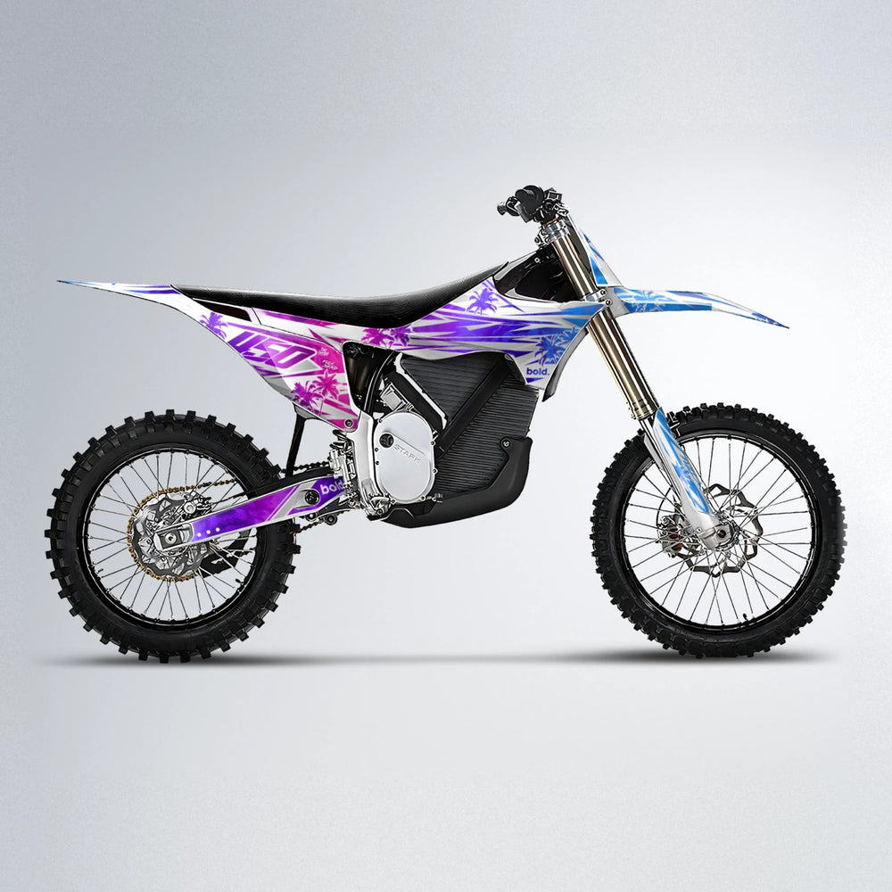 ROZALIN Stark Varg MX motocross graphics kit in Blue Purple Fade