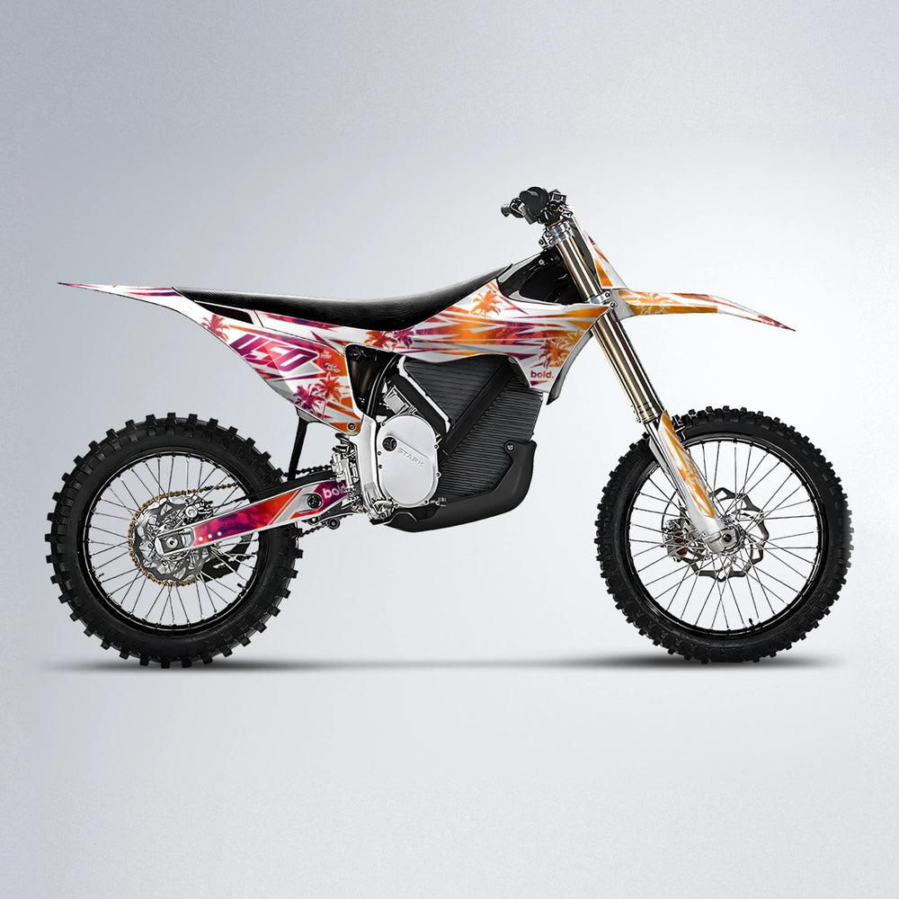 ROZALIN Stark Varg MX motocross graphics kit in Red & Orange