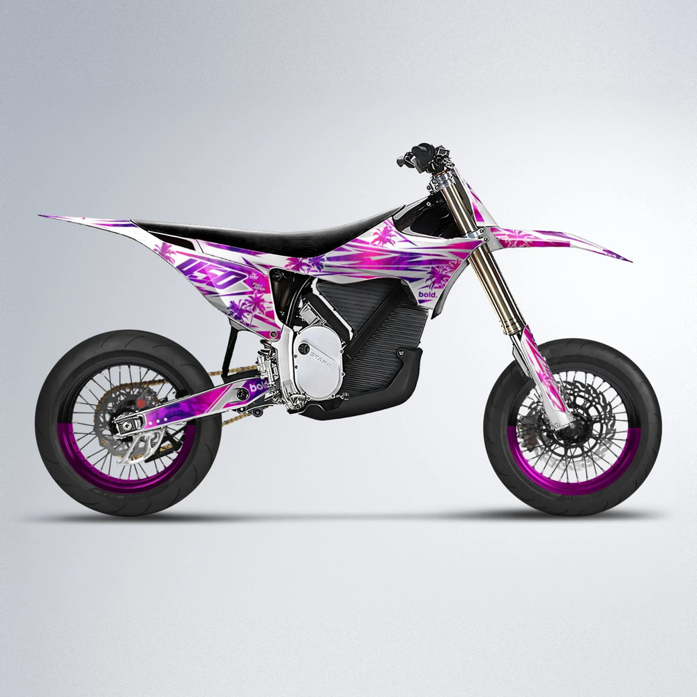 ROZALIN Stark Varg SM supermoto graphics kit in Custom Colour