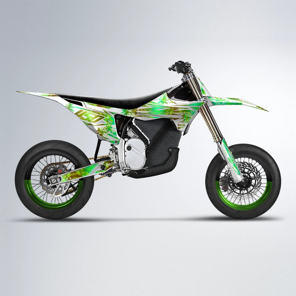 ROZALIN Stark Varg SM supermoto graphics kit in Green