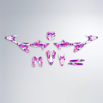 ROZALIN Stark Varg SM graphics kit parts layout in Pink