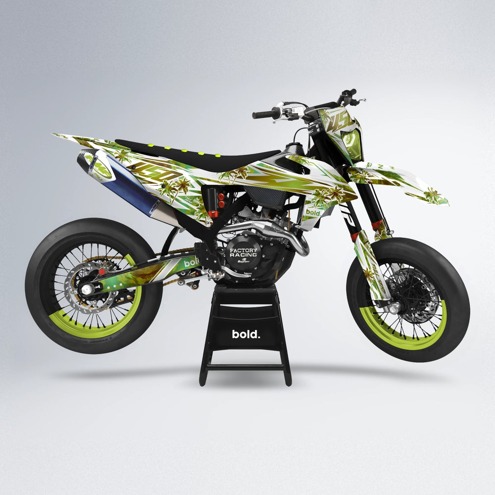 ROZALIN supermoto graphics kit in Olive