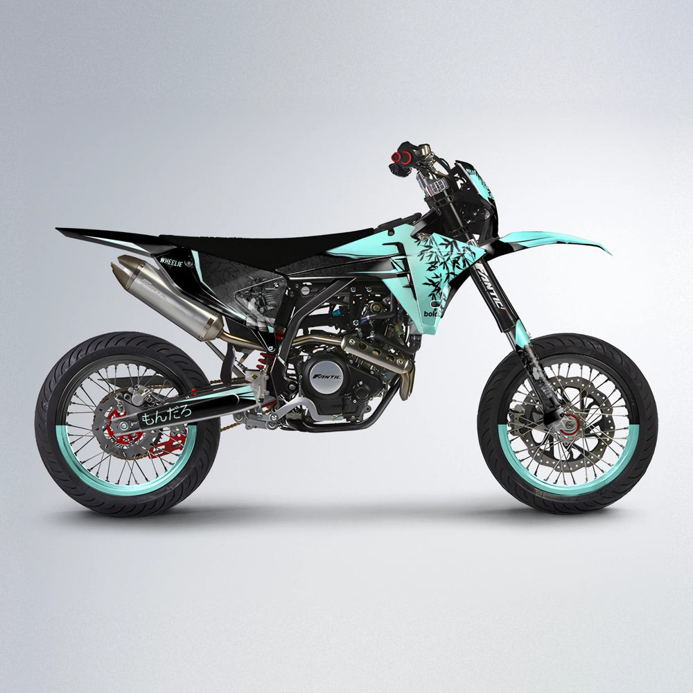 SAMURAI Fantic supermoto graphics kit in Mint