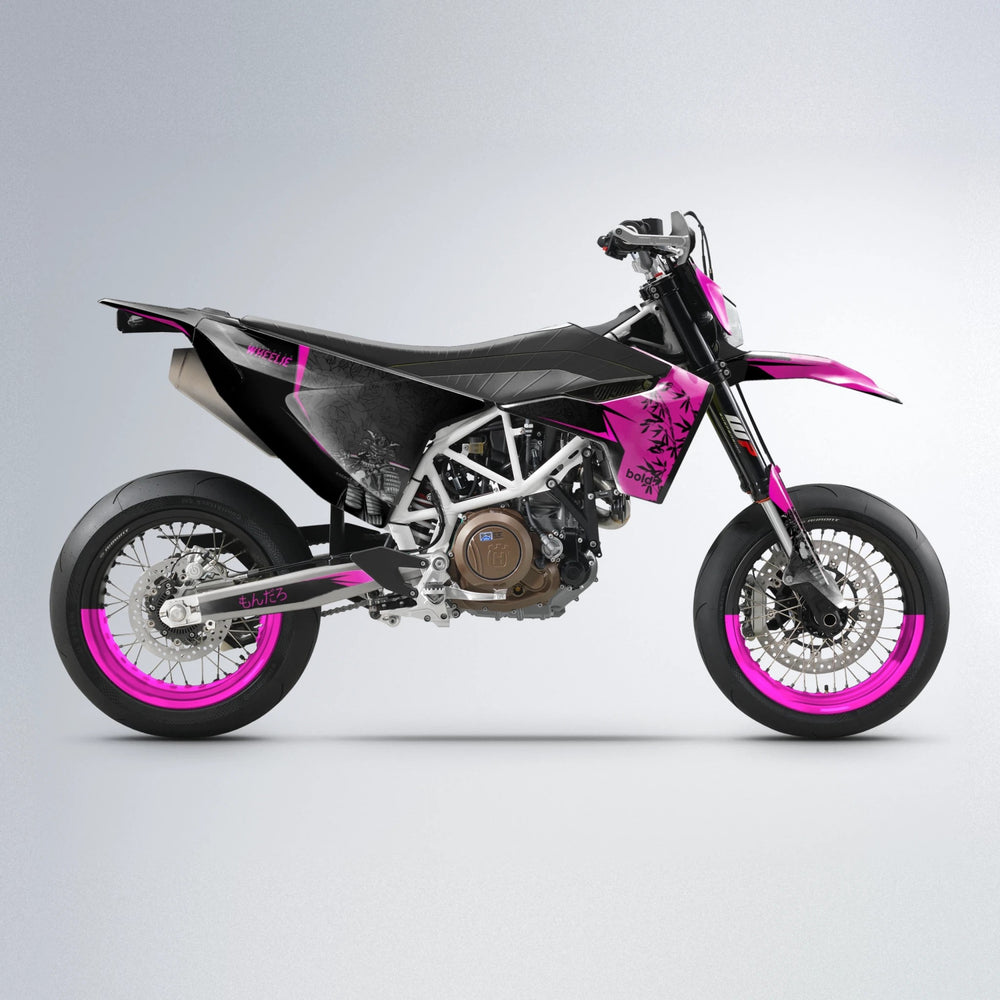SAMURAI Husqvarna 701 supermoto graphics kit in Pink