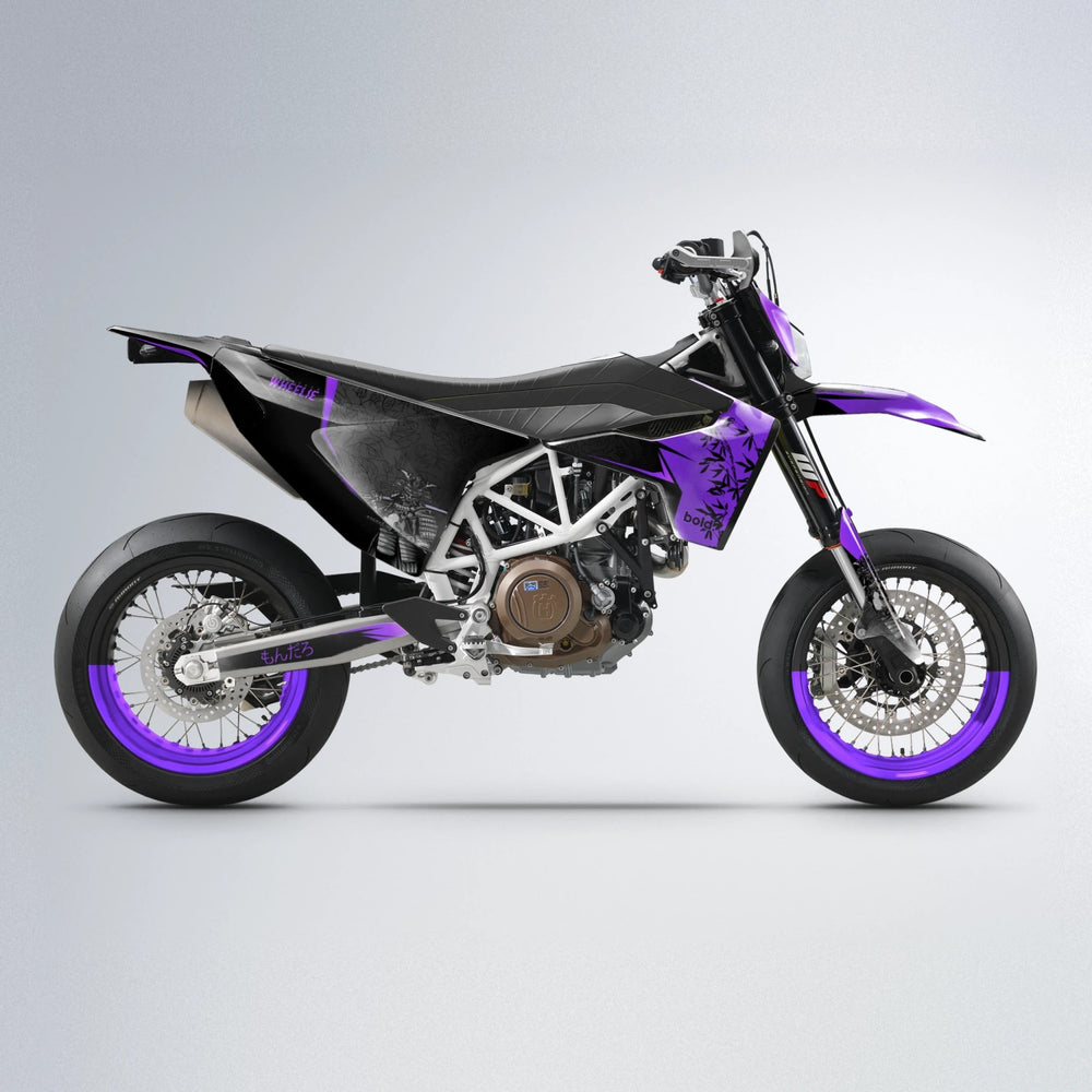 SAMURAI Husqvarna 701 supermoto graphics kit in Purple