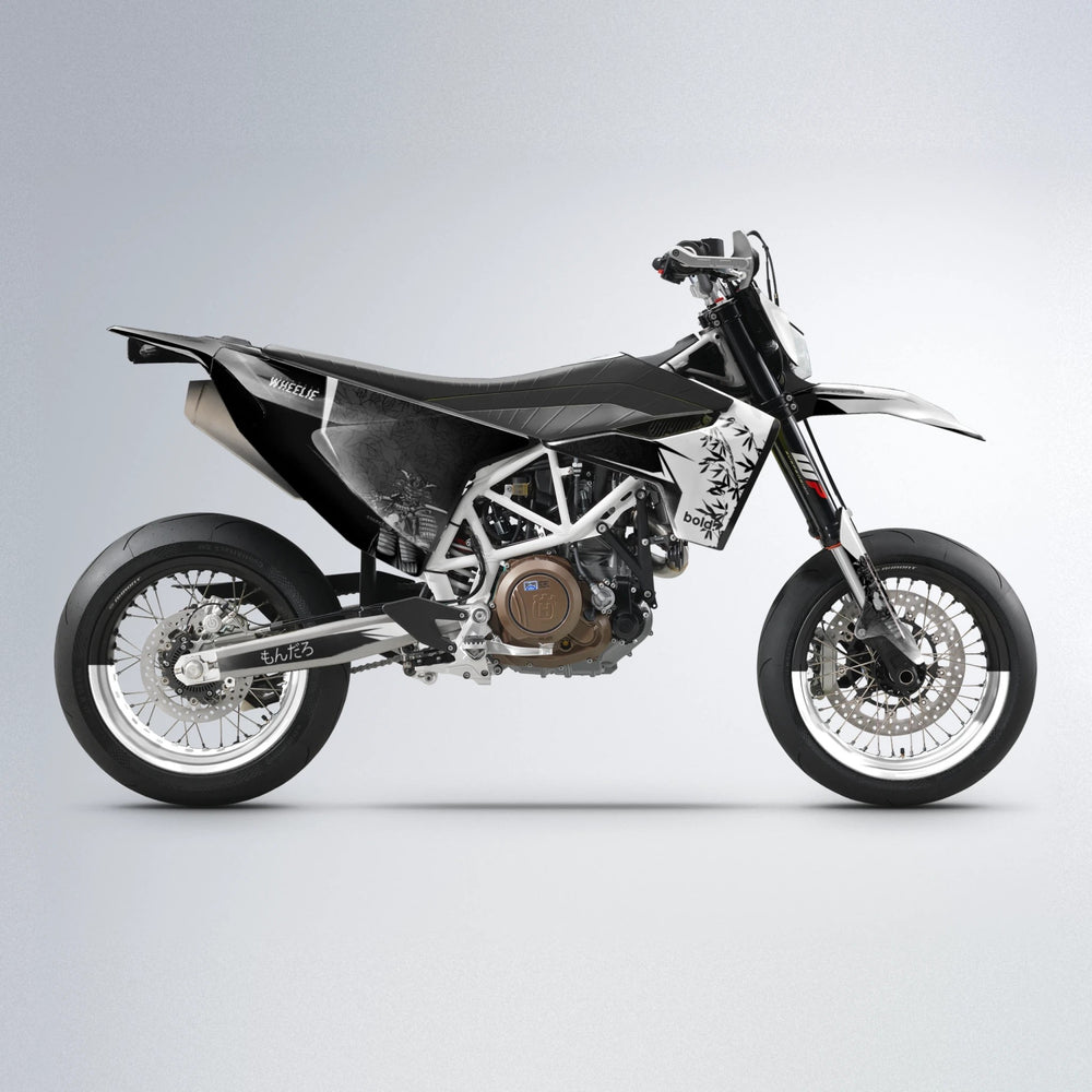 SAMURAI Husqvarna 701 supermoto graphics kit in White