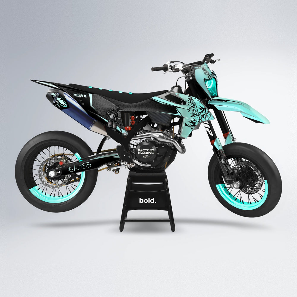 SAMURAI supermoto graphics kit in Mint