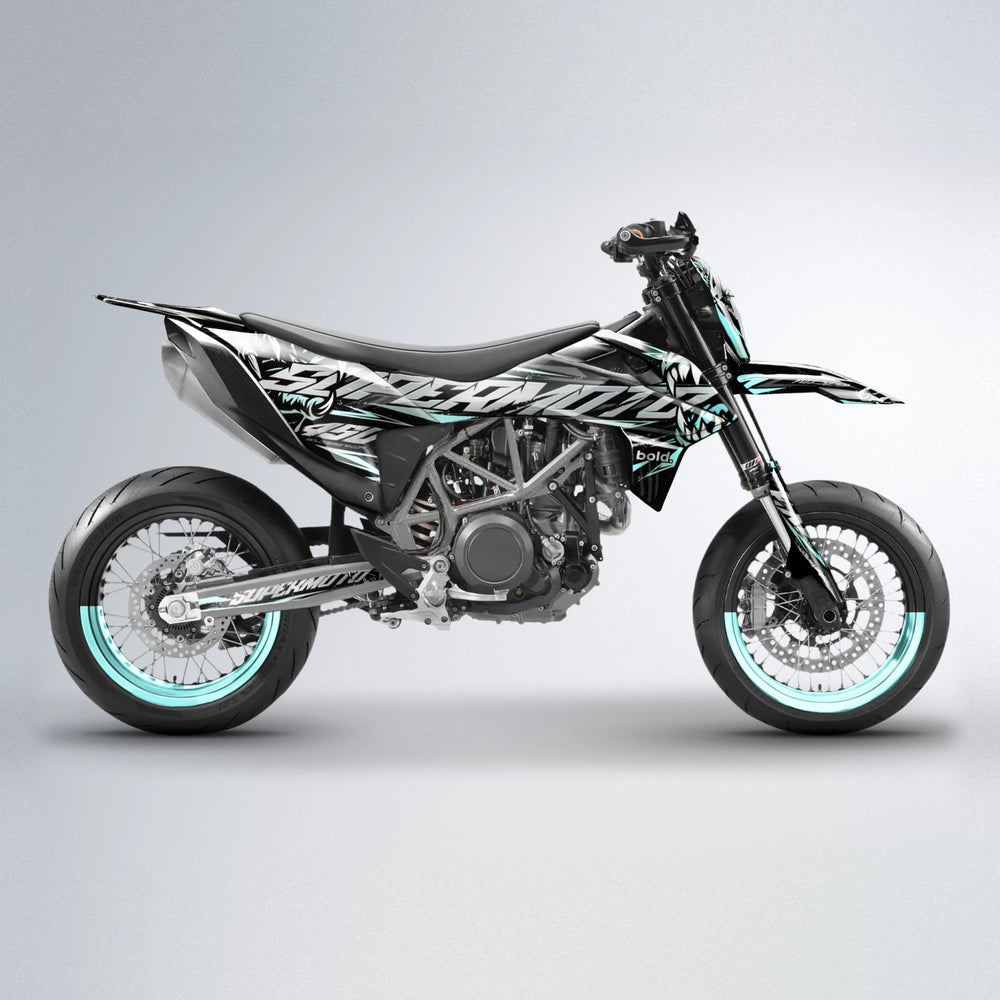 SAVAGE KTM SMC 690 supermoto graphics kit in Mint