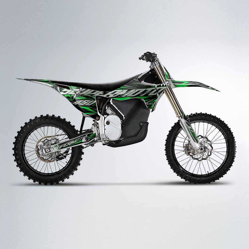 SAVAGE Stark Varg MX motocross graphics kit in Green