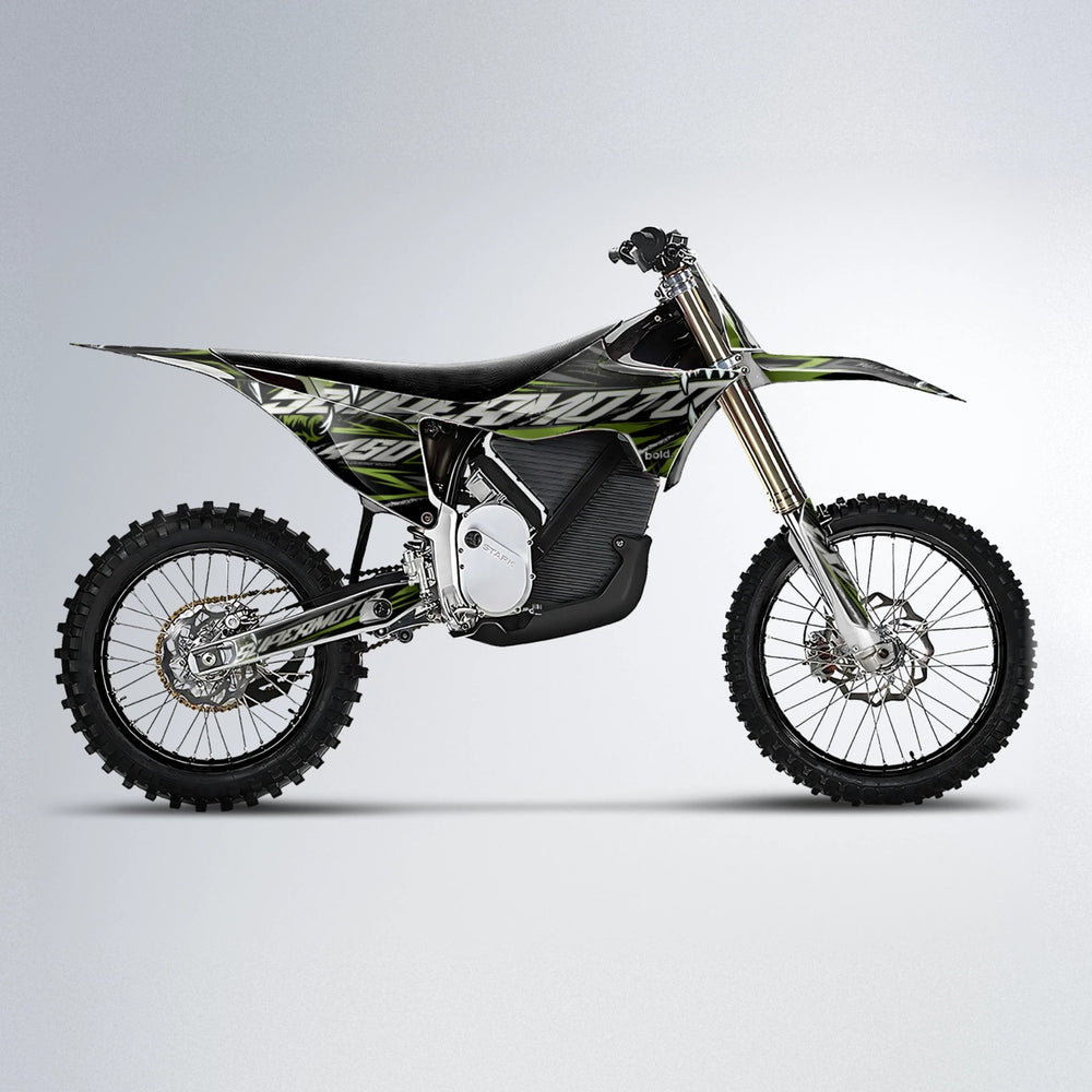 SAVAGE Stark Varg MX motocross graphics kit in Olive