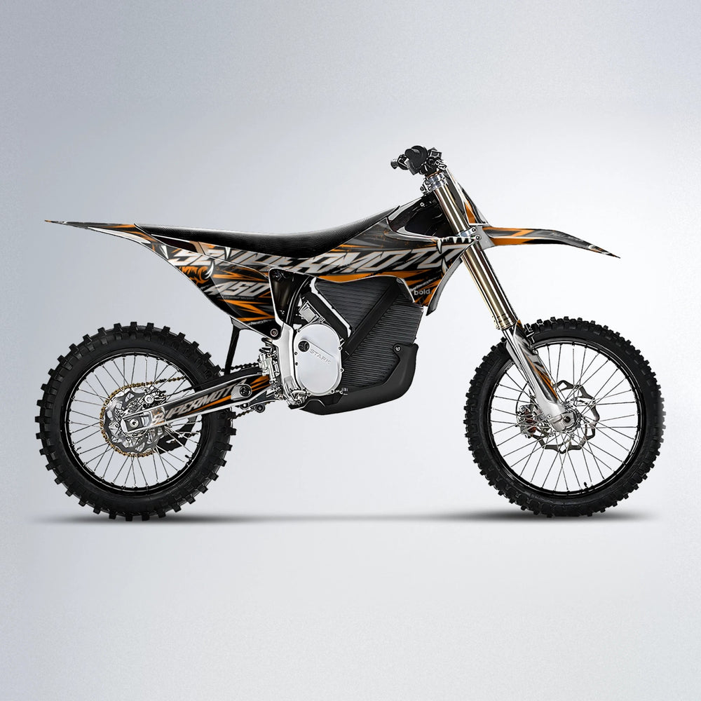 SAVAGE Stark Varg MX motocross graphics kit in Orange