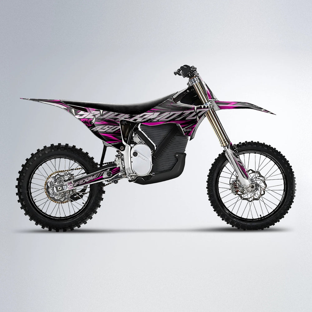 SAVAGE Stark Varg MX motocross graphics kit in Pink