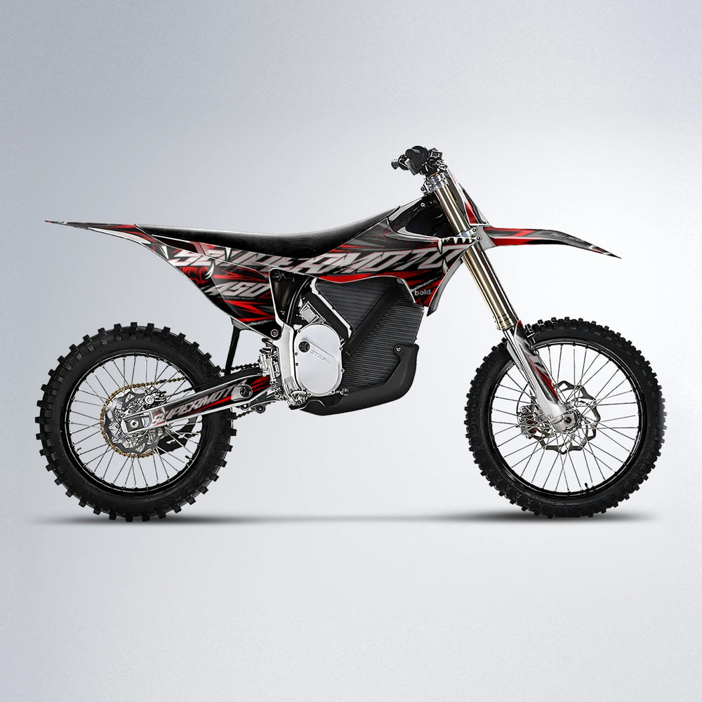 SAVAGE Stark Varg MX motocross graphics kit in Red